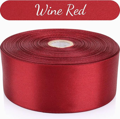 Nsilu 1-1/2 inch, Wine Red Ribbon - Image 5