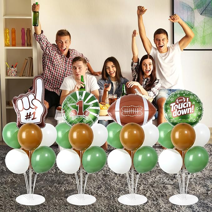 4 Sets Football Party Balloons Stand Kit - Image 5