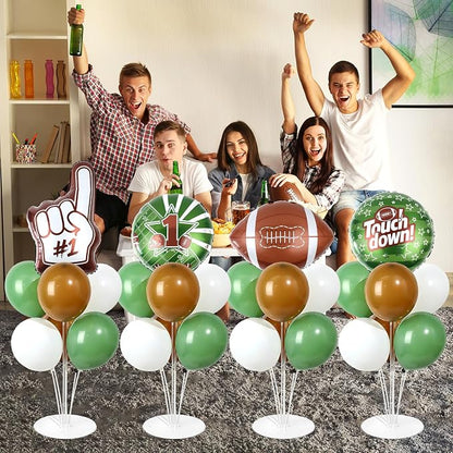 4 Sets Football Party Balloons Stand Kit - Image 5