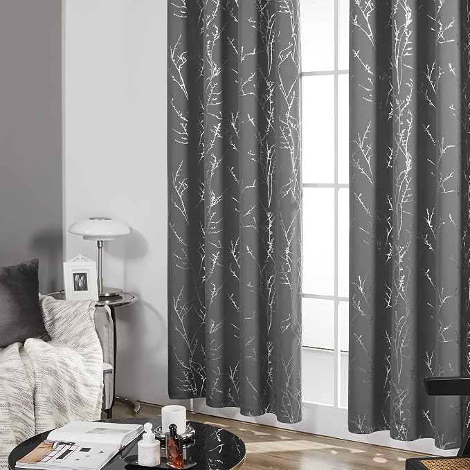 Deconovo Living Room Curtains 72 Inches Long, Thermal Insulated, Room Darkening - Image 5