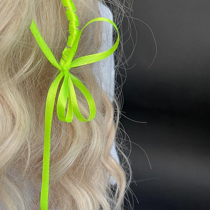 Key Lime Ribbon 1/4 Inches 36 Yards Satin Roll Perfect - Image 5