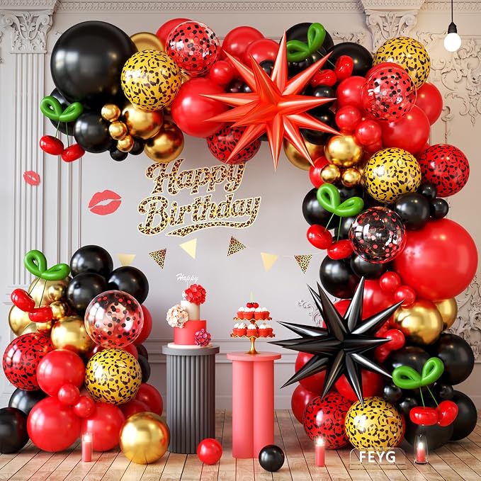 Cheetah Balloons Garland Kit by FEYG