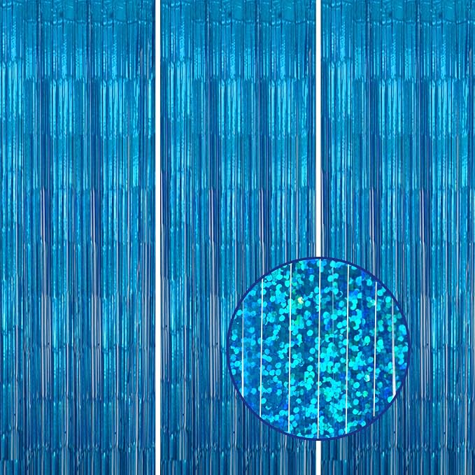 DECOCKRAT 3 Pack Foil Fringe Backdrop by DECOCKRAT