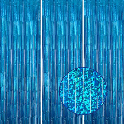 DECOCKRAT 3 Pack Foil Fringe Backdrop by DECOCKRAT