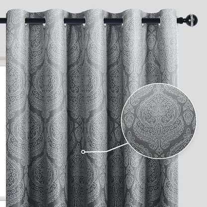 DWCN Ombre Blackout Curtains for Bedroom - Image 2