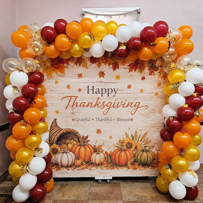 Fall Balloon, 12Inch Burnt Orange Brown Balloon - Image 3