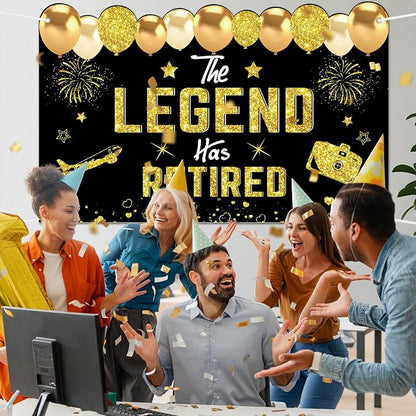 Retirement Party Decorations, Retirement Banner - Image 5