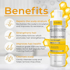 Psoriasis Shampoo for Men & Women | Itchy Scalp Treatment with Manuka Honey | Best for Eczema, Seborrheic Dermatitis, Ringworm & Folliculitis Scalp Treatment