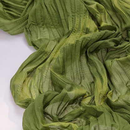 Cheesecloth Table Runner Summer Boho Wedding Birthday Party Home Decor | Moss - Image 3