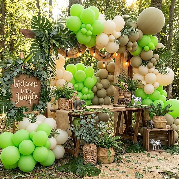 APLANET 150pcs Lime Green Balloons Different Sizes 18 12 10 5 Inch Light Fruit - Image 6