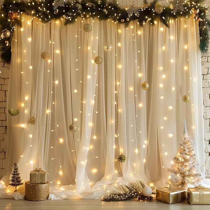 Fomcet Tulle Backdrop Curtains - Image 6