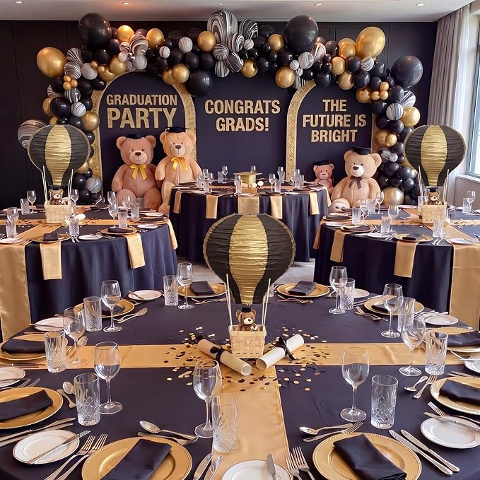 Meooeck 8 Sets Hot Air Balloon Tables Centerpieces, 11.8'' Paper Lantern Party - Image 6