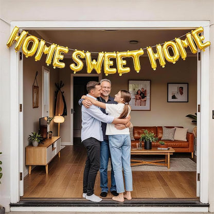 Gold HOME SWEET HOME Letter Balloon - Image 6