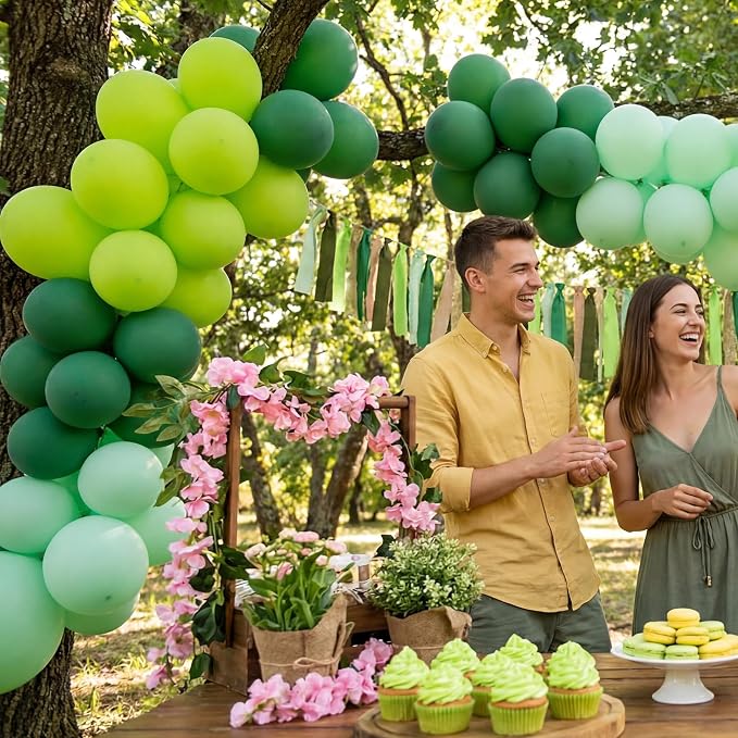 Dark Green Balloons, Baby Shower, Anniversary, Graduation, Wedding Decorations - Image 8