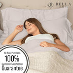 Bella Coterie | Luxury Bamboo Viscose King Size Pillowcase Set | 100% Organically Grown | Ultra Soft | Cooling | 2 Pcs [Dune]