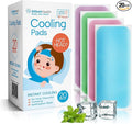 Cooling Patches for Kids -20 Pack Fever Patch for Kids, Minty Cool- Cold Fever Stickers -Baby Pad, Hot Weather Forehead, Reducer Headache Patches Multi-Color