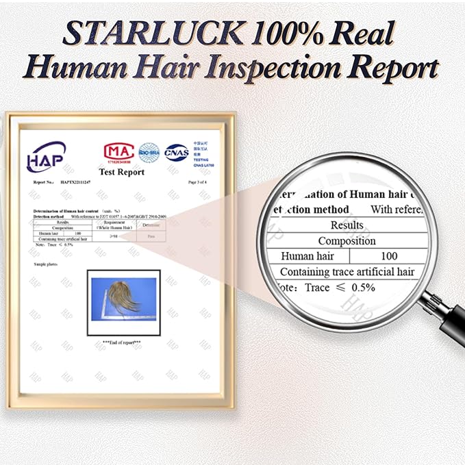 starluck Human Hair Toppers for Women Real Human Hair No Bangs 4 * 5.5 inch Base 12 inch SilkHug Hair Topper for Women Cover Grey Roots(Brown with Blonde Highlight)