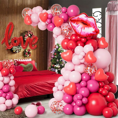 DBKL 138pcs Valentines Day balloon Garland Arch Kit - Image 6