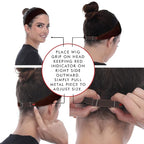 Madison Headwear Wig Grip Headbands For Women- Adjustable To Custom Fit Your Head - Velvet Comfort - Wig Bands No Slip Breathable Lightweight Material For All Day Wear! Keep Wig Comfortably Secured