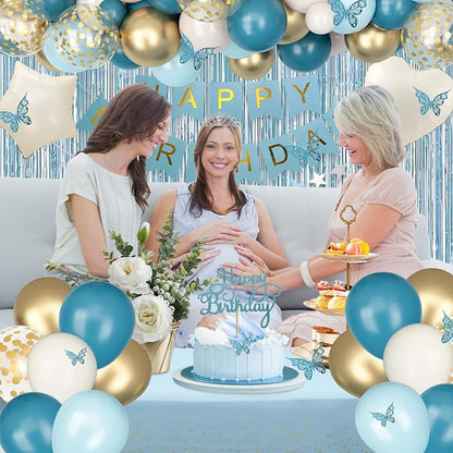 Amandir Blue Birthday Decorations - Image 7