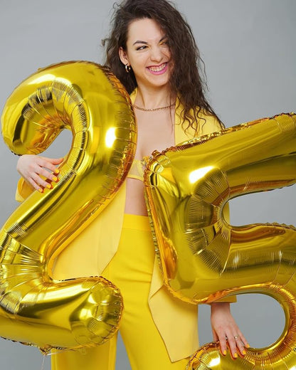 Gold 80 Balloon - Image 3