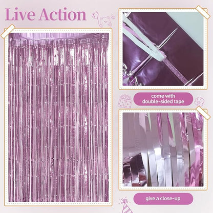 Pink and White Balloons Garland Arch Kit - Image 3