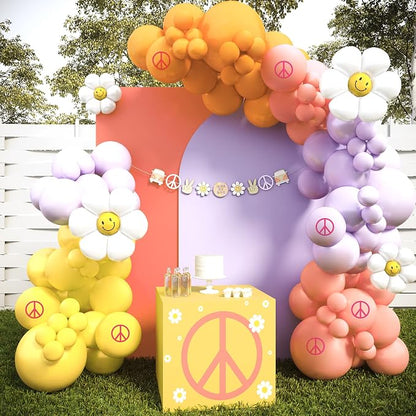 HOUSE OF PARTY Rainbow Balloon Arch Kit – 140Pcs Assorted Color Balloon Garland - Image 3