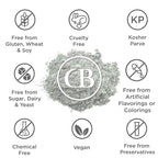 California Biology Kaolin & Calcium Bentonite Clay | Indian Healing Clay for Face & Body | Deep Pore Cleansing Facial Mask & Clay Body Scrub | Natural Skin Care Mask | 16 oz