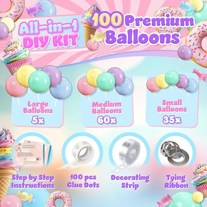 ALL-IN-1 Pastel Balloon Arch Kit - Image 2
