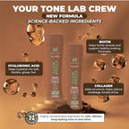 Naissant Glow Mocca Hair Toning Mask | Ultra High-Purity Pigments | Neutralizes Red&Orange Tones | For Brown&Mocha Hair | Hyaluronic Acid, Collagen &Biotin |Paraben, Ammonia &Sulfate Free | 10.1 Fl Oz