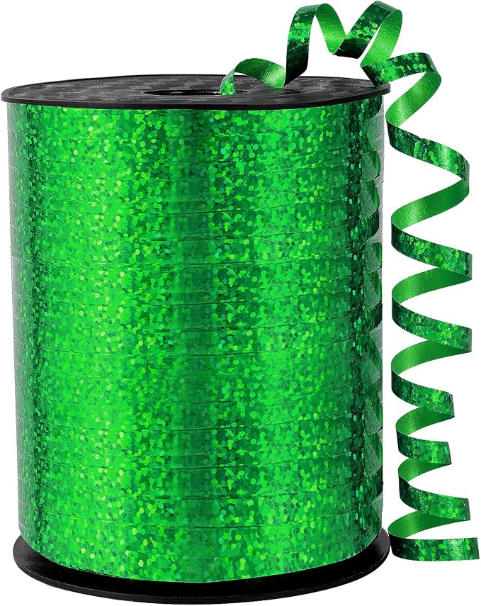 Green Curling Ribbon by OMISELIO