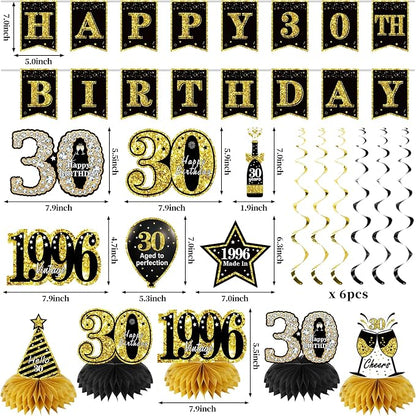 Zirtorei 30th Birthday Decorations - Image 2