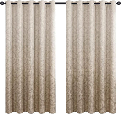 DWCN Ombre Blackout Curtains for Bedroom - Image 8