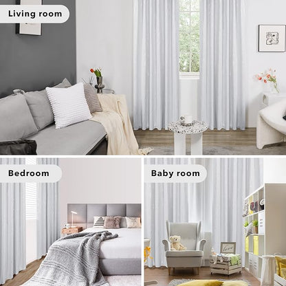 Deconovo Blackout Back Tab Curtains - Image 7