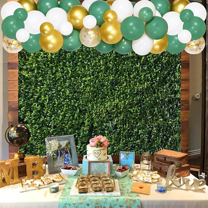 Nature Spring 3D Green Leaves Theme Photo Background Wedding Birthday Party by HQM