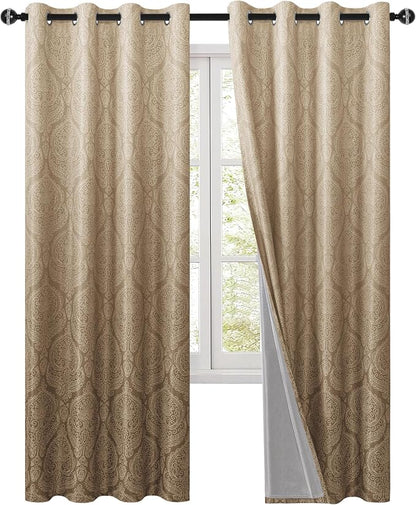 DWCN 100% Blackout Curtains for Bedroom 84 Inch Long - Image 9