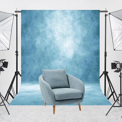 Abstract Photography Backdrop for Photoshoot 8x12ft, Light Blue, No Stand | - Image 5