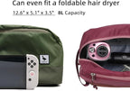 Travel Toiletry Bag 8L, Large Packing Cube with Waterproof TPU Wet/Dry Compartment (04 Forest Green)