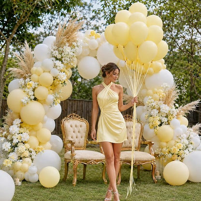 Pastel Yellow Balloons - Image 7