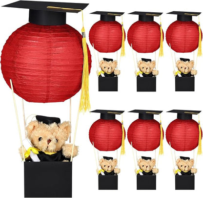 Silipull 6 Sets Graduation Table Centerpieces Hot Air Balloon Party Decorations by Silipull