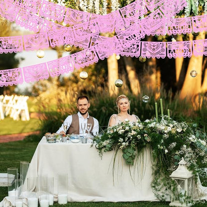 TaoBary 6 Pcs Papel Picado Mexican Wedding Cielito Lindo Party Decor 118 Feet - Image 7