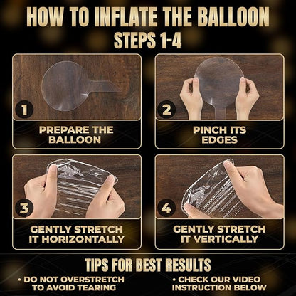 Light Up Balloons 10 Pack, 20 Inch Clear Balloons - Image 4