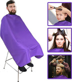 Allegro Combs Cutting Capes Adjustable 46X60 In. One-Size-Fits-All Stainless Steel Snap Buttons