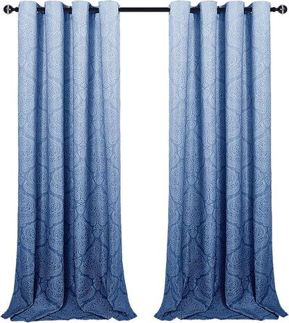 DWCN Ombre Blackout Curtains for Living Room - Image 9