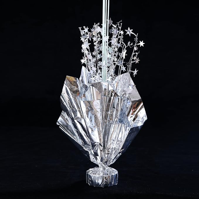 6 Set Silver Table Balloons Centerpiece Stand Kit - Image 6