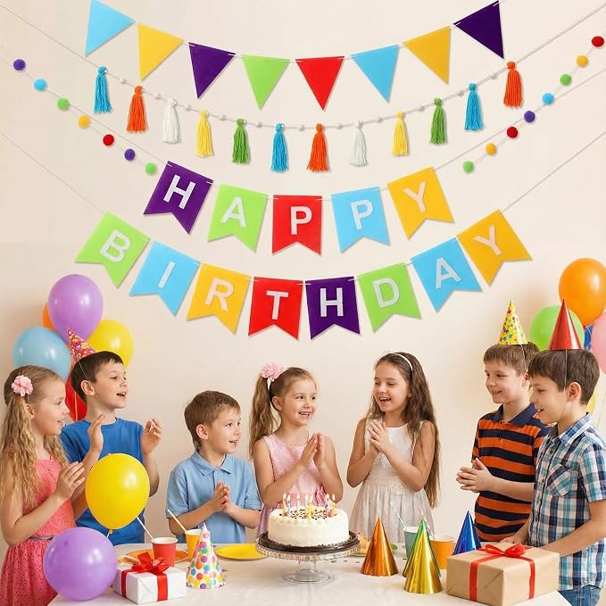 SmoothNovelty 139 Pcs Felt DIY Custom Banner Kit Include 104 Letters 18 - Image 5