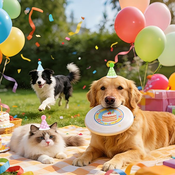 CANREVEL Mini Party Hats for Stuffed Animals Headwear, Birthday Hats - Image 5