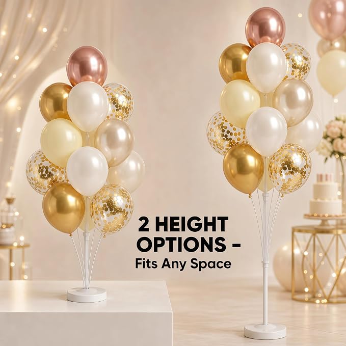 Balloon Column Stand Kit with Balloons, Base and Pole, Balloon Column Kit - Image 3