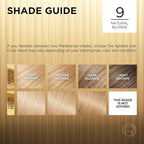 L'Oreal Paris Superior Preference Luminous Fade-Defying Permanent Hair Color, Hair Dye For Up to 9 Weeks of Radiance, Natural Blonde 9, 1 Hair Dye Kit