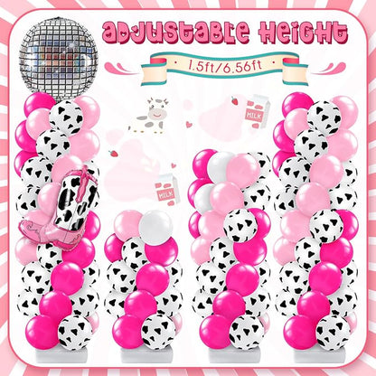 Kasyat 2 Sets Disco Cowgirl Balloon Column Stand Kit - Image 5